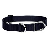 Lupine Martingale Dog Collar Black 15-22-inch
