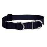 Lupine Martingale Dog Collar Black 19-27 inches