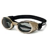 Doggles Eyeware for Dogs Chrome Frame / Smoke Lens XSmall