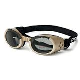 Doggles Eyeware for Dogs Chrome Frame / Smoke Lens Large