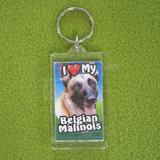 Plastic Keyring Belgian Malinois