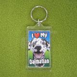 Plastic Keyring Dalmatian