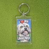 Plastic Keyring Lhasa Apso