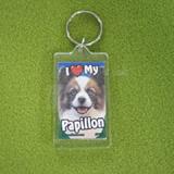 Plastic Keyring Papillon