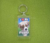 Plastic Keyring Puppy