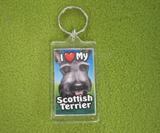 Plastic Keyring Scottish Terrier