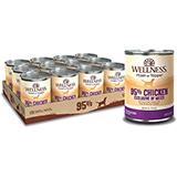 Wellness 95% Chicken Recipe Dog Food 13oz Case