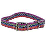 Hamilton Nylon Dog Collar Lavender Weave 1 x 22-inch