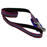 Hamilton Nylon Black Weave Dog Leash 5/8-inch x 4-ft