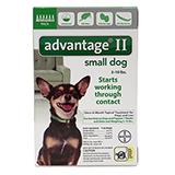 Bayer Advantage II Dog 3-10 6pk