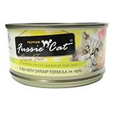 Fussie Cat Tuna Shrimp Premium Canned Cat Food 2.8 oz each