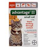 Bayer Advantage II Cat 5-9 pound 6-pack Flea Control