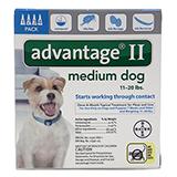 Advantage 2 Dog 11-20 lb 4pk