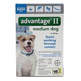 Bayer Advantage II Dog 11-20 lb 6pk