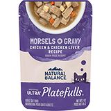 Platefulls Indoor Chicken & Liver Cat Food Pouch 24p