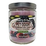 Pet Odor Eliminator Mulberry and Spice Candle