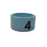 Poultry Numbered Leg Bandette Blue Size 11 (single band)