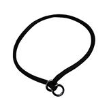 Nylon Dog Choke Black Collar 18in