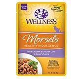 Wellness Morsels Chicken and Chicken Liver 3oz Case