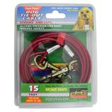 Medium Weight Tie-Out Cable for Small to Medium Dogs 15-ft.