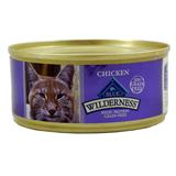 Blue Buffalo Wilderness Chicken Recipe Cat Food 5.5oz Case