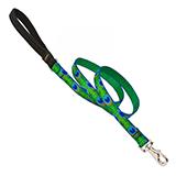 Lupine Nylon Dog Leash 6-foot x 3/4-inch Tail Feathers