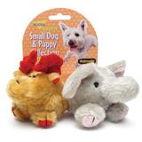 Booda Squatter Moose and Elephant Dog Toy 2 Pack