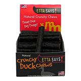 Etta Says! USA Ultimate Crunchy Duck Chews for Dogs 4 inch