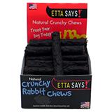 Etta Says! USA Ultimate Crunchy Rabbit Chews for Dogs 4 inch