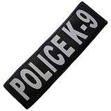 Removable Velcro Patch Police K-9 Large / XLarge