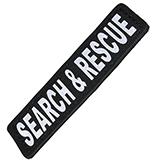 Removable Velcro Patch Search and Rescue Large / XLarge