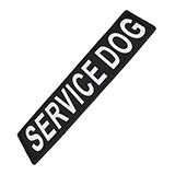 Removable Velcro Patch Service Dog XSmall