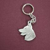 Pewter Key Chain I Love My German Shepherd