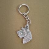 Pewter Key Chain I Love My Scottish Terrier