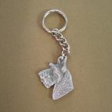 Pewter Key Chain I Love My Scottish Terrier