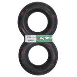 GoughNut Rubber Dog Tug Black