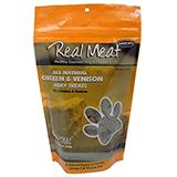 Real Meat All Natural Chicken and Venison Dog Treats 12oz.