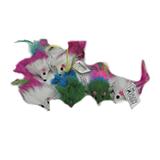Savy Tabby Snuggle Mouse Cat Toy 6 Pack