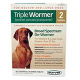 Durvet Triple Wormer Med Large Dog 2 Pack