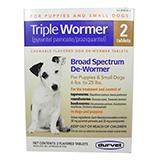 Durvet Triple Wormer Puppy and Small Dog 2 Pack