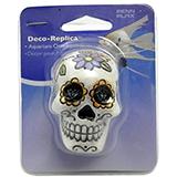 Sugar Skull Aquarium Ornament White