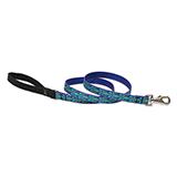 Lupine Nylon Dog Leash 6-foot x 3/4-inch Rain Song