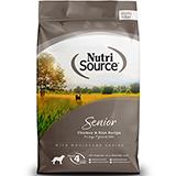 NutriSource Chicken and Rice Senior Dog Food 5 Lb.