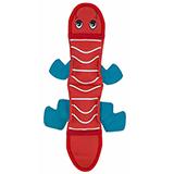 Fire Biterz Lizard Red Small Squeaker Dog Toy