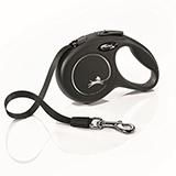 Flexi XSmall Black Retractable Tape Dog Leash