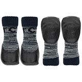 Sport Pawks Anti-Slip Dog Socks Large Grey