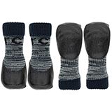 Sport Pawks Anti-Slip Dog Socks Large Grey