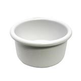 Crock-Style Plastic Bird Dish White 28 oz 