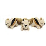 Puzzle Plush Squirrel Soft Toy 3 pack