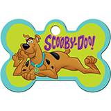 Engraved ID Tag Large Bone Scooby Doo